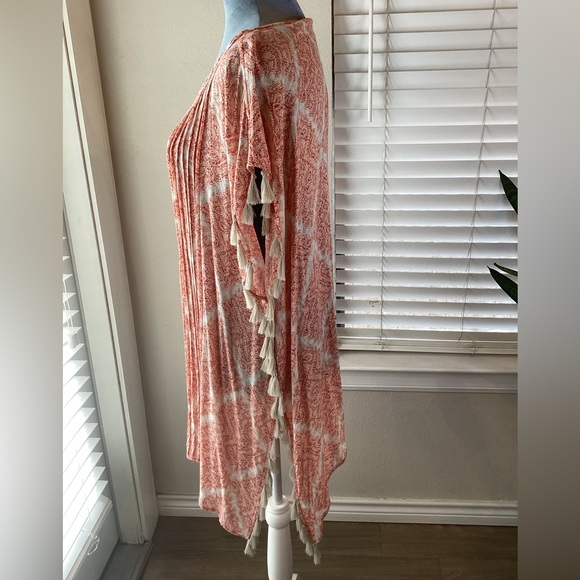 Chico’s Tassel Detail Poncho Tunic Top Size S/M - Picture 7 of 9